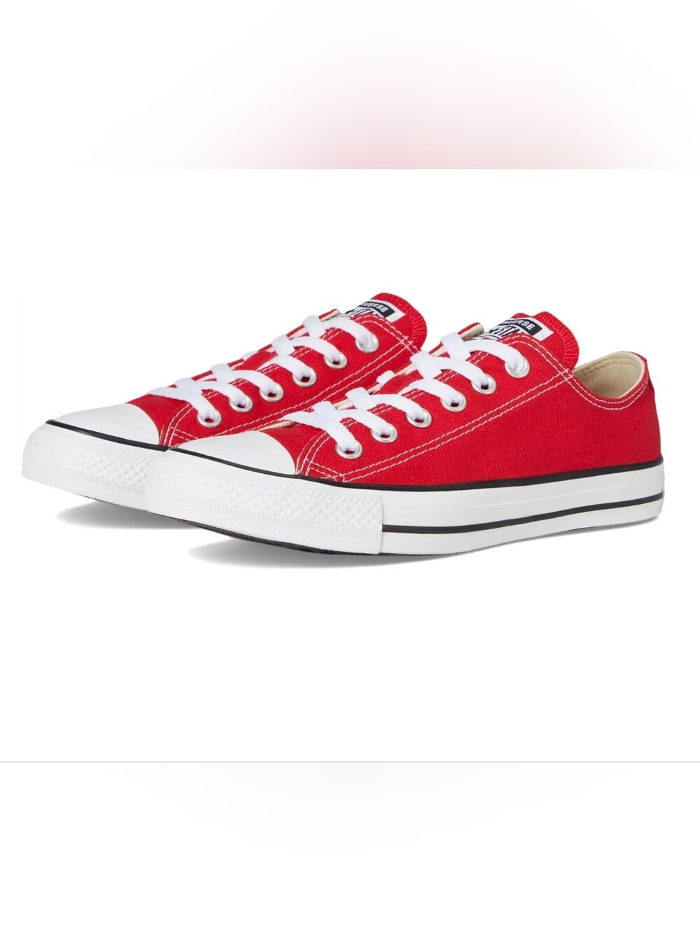 Converse Chuck Taylor All Star Red Canvas Sneakers-Female 6.5/Male 4.5-Like New!